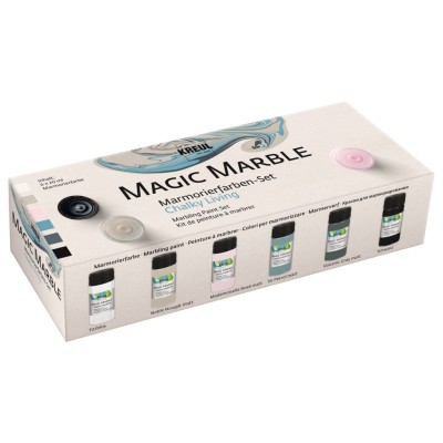 Vopsea Kreul Magic Marble Chalky 20 ml 6/set