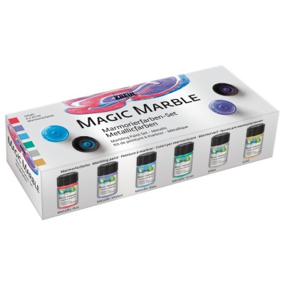 Vopsea Kreul Magic Marble Metallic 20 ml 6/set