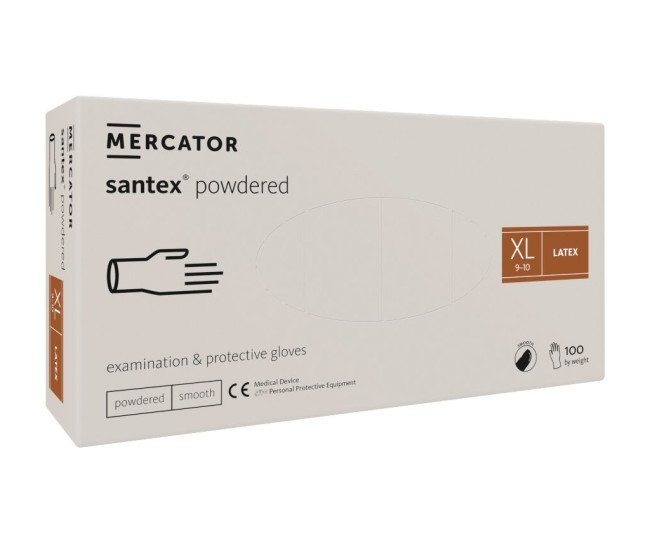 Manusi latex usor pudrate 100/set