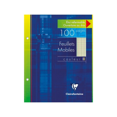 Mapa cu foi liniatura franceza, culoare vernil, A5+ (17 x 22 cm) 50 coli, 90 g, Clairefontaine Mapa cu foi liniatura franceza, culoare vernil, A5+ (17 x 22 cm) 50 coli, 90 g, Clairefontaine