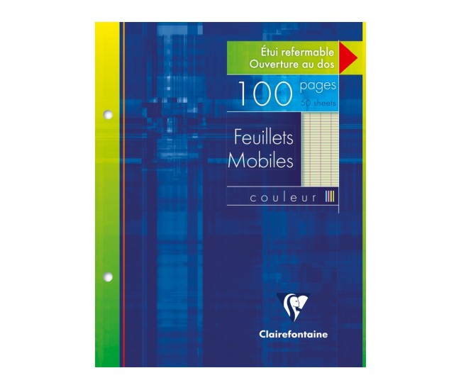 Mapa cu foi liniatura franceza, culoare vernil, A5+ (17 x 22 cm) 50 coli, 90 g, Clairefontaine Mapa cu foi liniatura franceza, culoare vernil, A5+ (17 x 22 cm) 50 coli, 90 g, Clairefontaine