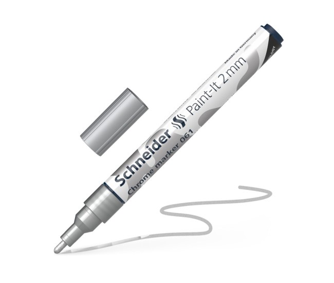 Marker metalic Chrome Schneider Paint-It 061 2 mm Marker metalic Chrome Schneider Paint-It 061 2 mm