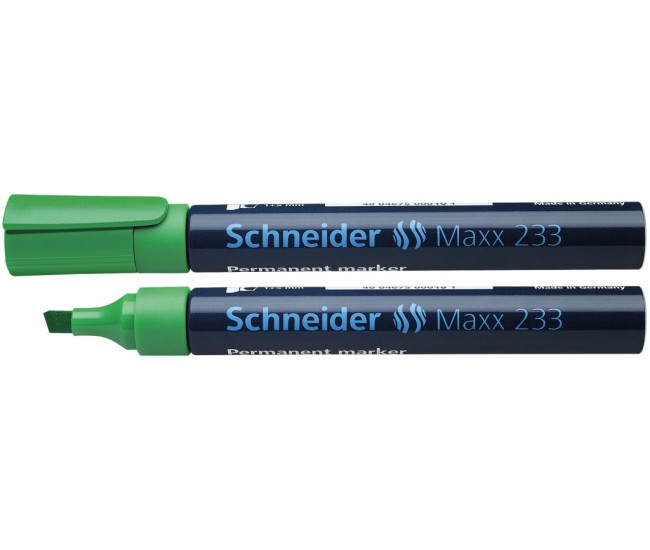 Marker permanent varf tesit 1-5 mm Schneider 233 Marker permanent varf tesit 1-5 mm Schneider 233