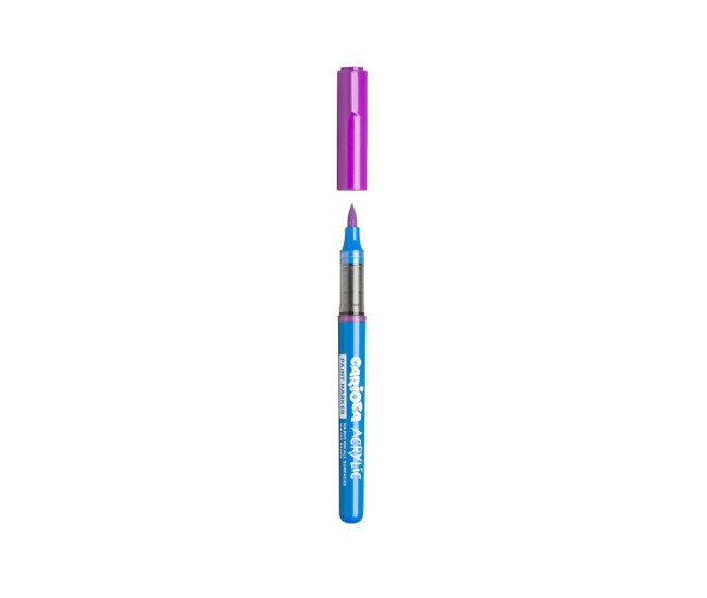 Marker cu vopsea acrilica si varf pensula Carioca 10 buc/set Marker cu vopsea acrilica si varf pensula Carioca 10 buc/set