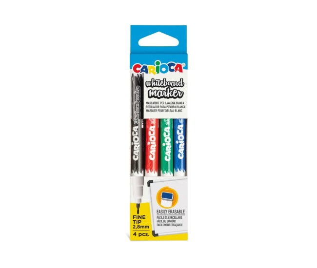 Marker whiteboard Carioca 4/set