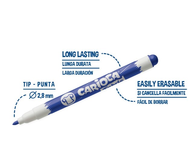 Marker whiteboard Carioca 4/set