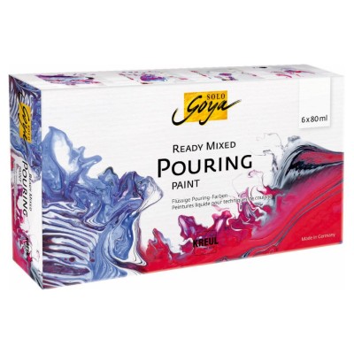 Set Solo Goya ready mixed Pouring 6 x 80 ml