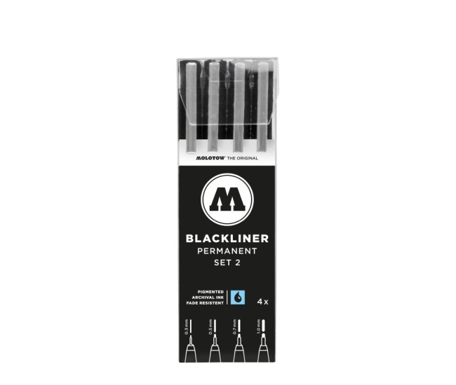 Blackliner Etui Set 2 4 buc