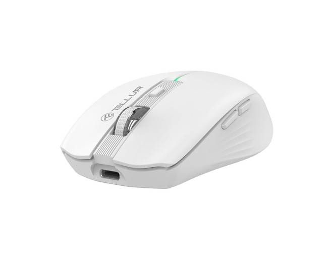 Mouse wireless Tellur, Silent Click, Alb