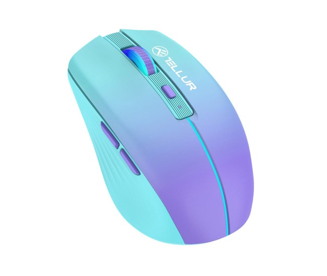 Mouse wireless Tellur  Silent Click, Albastru