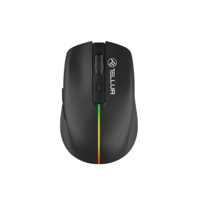 Mouse wireless Tellur, Silent Click, Negru