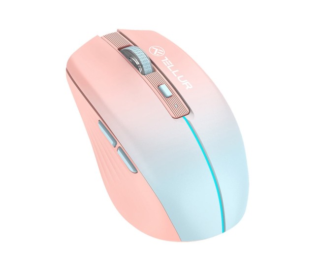 Mouse wireless Tellur, Silent Click, Portocaliu