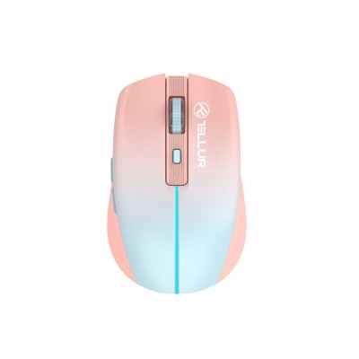 Mouse wireless Tellur, Silent Click, Portocaliu Mouse wireless Tellur, Silent Click, Portocaliu