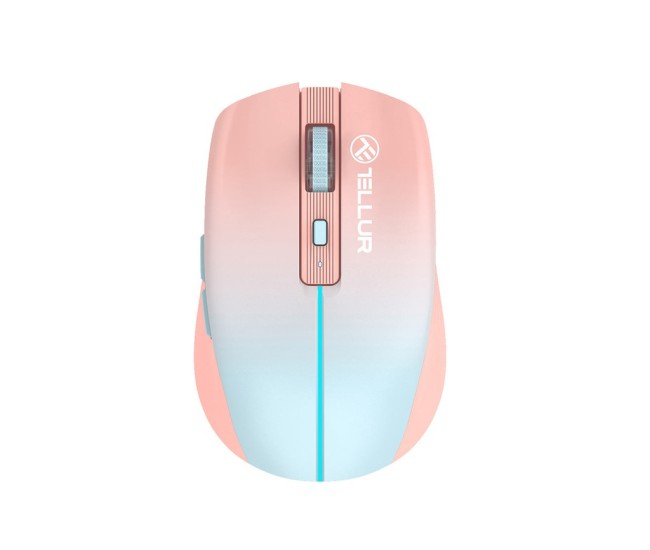 Mouse wireless Tellur, Silent Click, Portocaliu