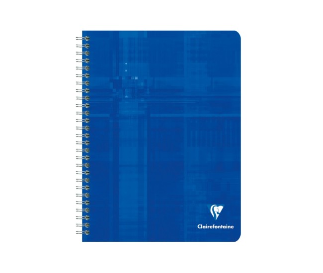 Caiet 17 x 22 cm spirala 50 file matematica 4 x 4 Clairefontaine Caiet 17 x 22 cm spirala 50 file matematica 4 x 4 Clairefontaine