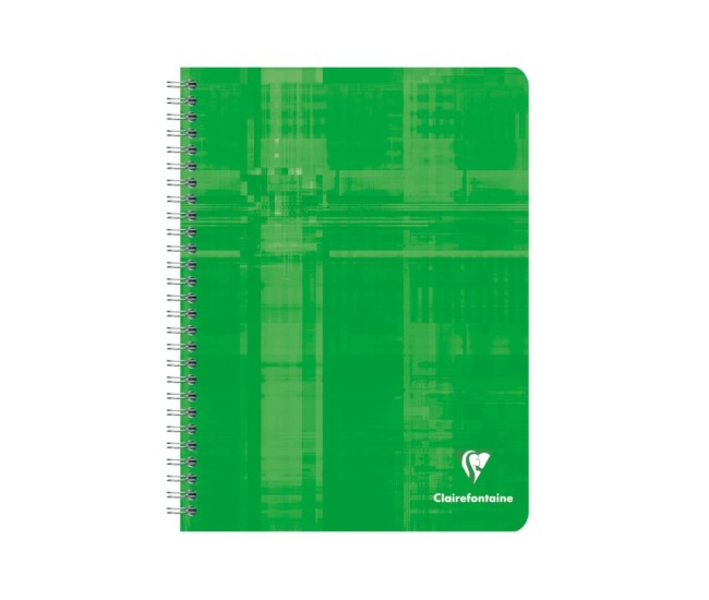 Caiet 17 x 22 cm spirala 50 file matematica 4 x 4 Clairefontaine Caiet 17 x 22 cm spirala 50 file matematica 4 x 4 Clairefontaine