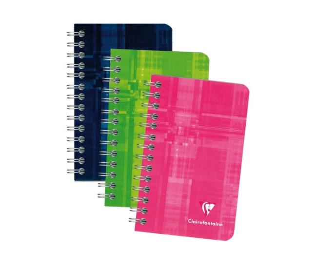 Caiet 7,5 x 12 cm spirala 50 file Clairefontaine Caiet 7,5 x 12 cm spirala 50 file Clairefontaine