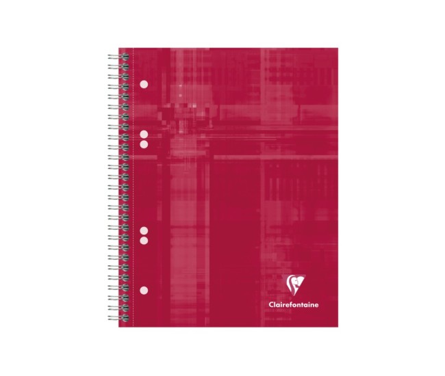 Notebook A5+ (16 x 21 cm) cu spirala, 90 file, Clairefontaine Bind'O Block Notebook A5+ (16 x 21 cm) cu spirala, 90 file, Clairefontaine Bind'O Block