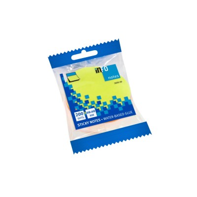 Cub notite adezive 70 x 70 mm forma 200 file Info Notes