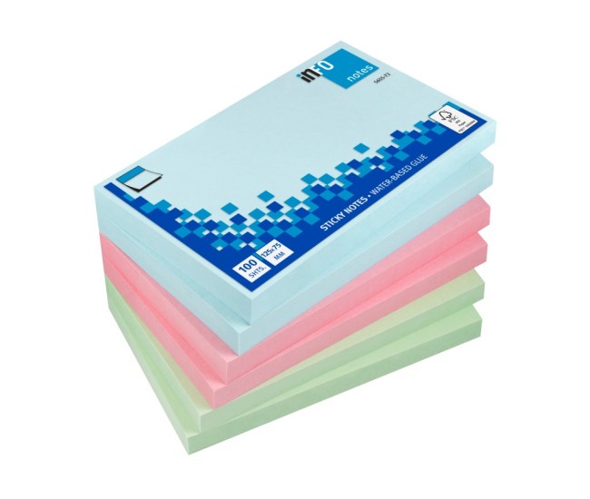 Notes adeziv Harmony 125 x 75 mm - 100 file - 5655 Notes adeziv Harmony 125 x 75 mm - 100 file - 5655