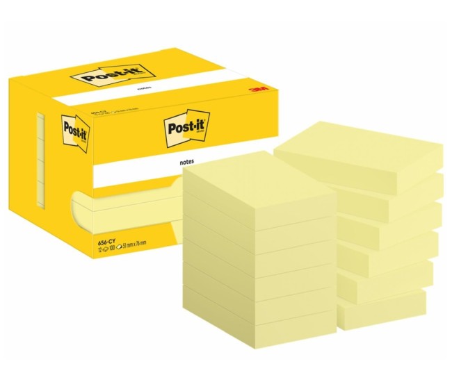 Notes adeziv 51 x 76 mm 100 file/buc Post-it 3M, 12 buc/pachet PEFC CH18/0914 Notes adeziv 51 x 76 mm 100 file/buc Post-it 3M, 12 buc/pachet PEFC CH18/0914