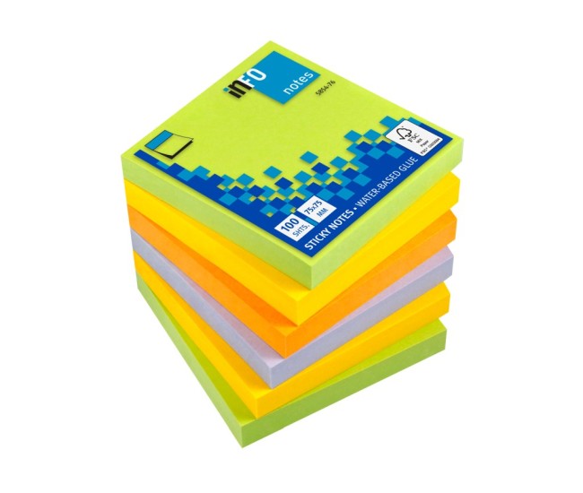 Notes adeziv Spring 75 x 75 mm - 100 file 5854-76 Notes adeziv Spring 75 x 75 mm - 100 file 5854-76