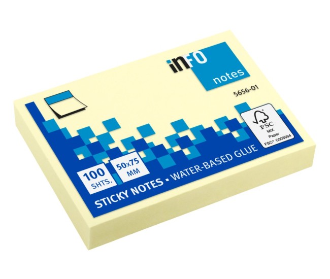 Notes adeziv 50 x 75 mm 100 file Info Notes Notes adeziv 50 x 75 mm 100 file Info Notes
