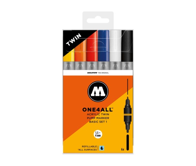 One4All(TM) Acrylic Twin Basic-Set 1