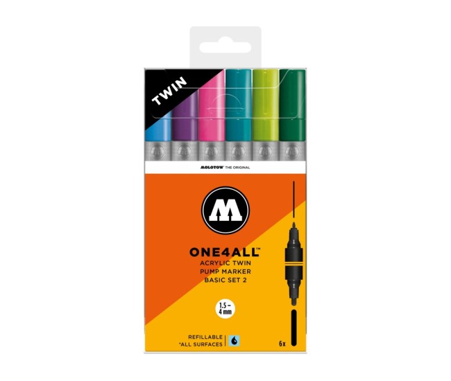 One4All(TM) Acrylic Twin Basic-Set 2