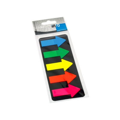PageMarker 25 x 45 mm 5 culori/set 125 file film color sageti Info Notes