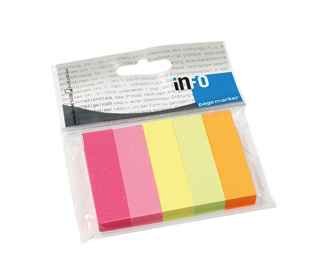 PageMarker adeziv 15 x 50 mm, 5 x 100 file Info Notes PageMarker adeziv 15 x 50 mm, 5 x 100 file Info Notes
