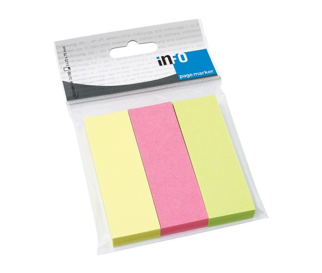 PageMarker 25 x 75 mm 3 culori/set 300 file brilliant PageMarker 25 x 75 mm 3 culori/set 300 file brilliant