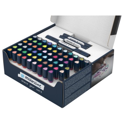Twinmarker Schneider Paint-It 040 brush + round complete set 72 buc ass