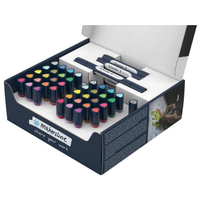 Twinmarker Schneider Paint-It 040 brush + round complete set V1 52 buc ass