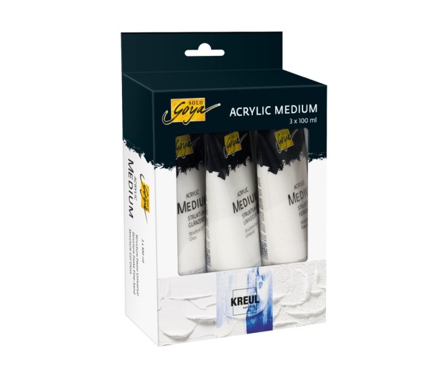 Pasta acrilica Solo Goya 3/set