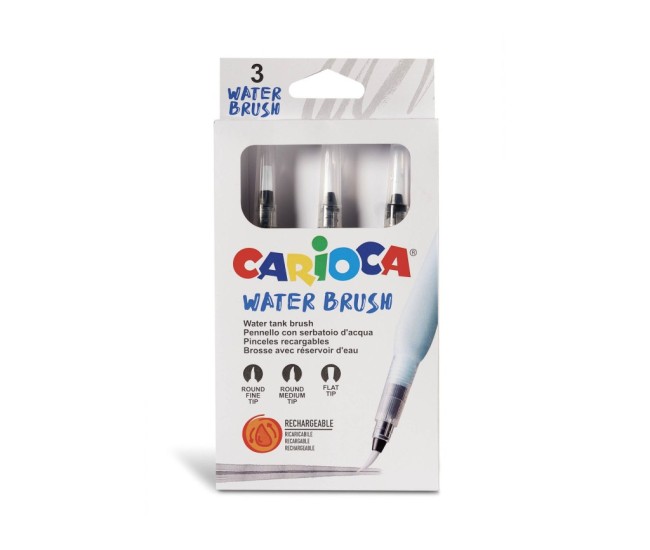 Pensula Carioca cu rezervor set 3 bucati Pensula Carioca cu rezervor set 3 bucati