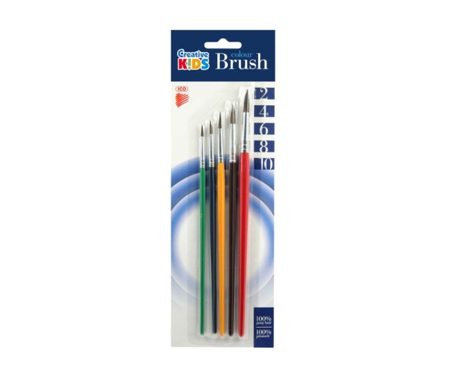 Pensule marime 2/4/6/8/10 ICO CK 5/set