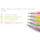 Pix cu gel 0.5 mm Marble Zebra 5 culori/set