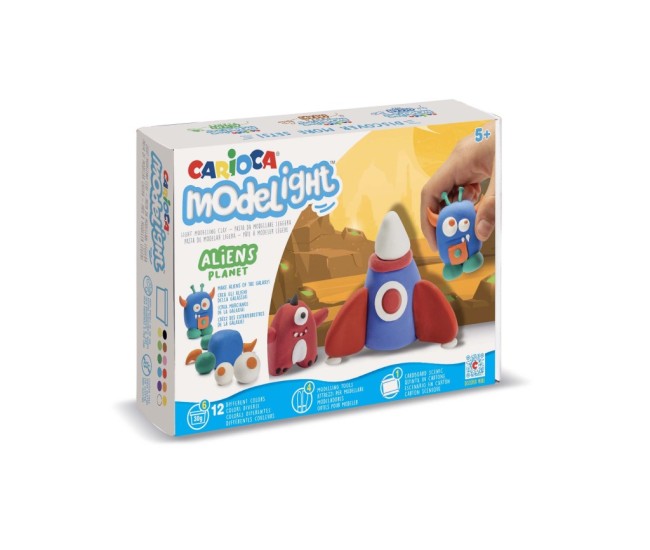 Plastilina ModeLight Maxi PlayBox Carioca Plastilina ModeLight Maxi PlayBox Carioca