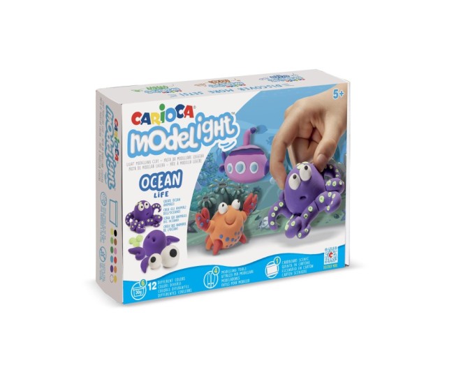 Plastilina ModeLight Maxi PlayBox Carioca Plastilina ModeLight Maxi PlayBox Carioca