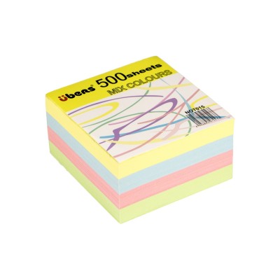 Rezerva cub color hartie 9 x 9 500 file Ubers