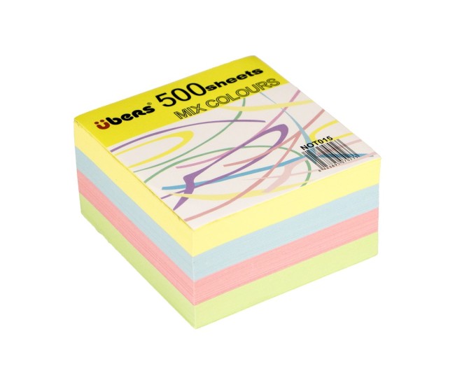 Rezerva cub color hartie 9 x 9 500 file Ubers Rezerva cub color hartie 9 x 9 500 file Ubers