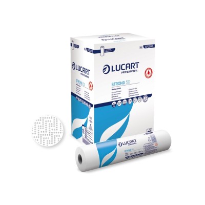 Rola medicala Lucart Strong 50, 2 str, alba, 50cmx50m