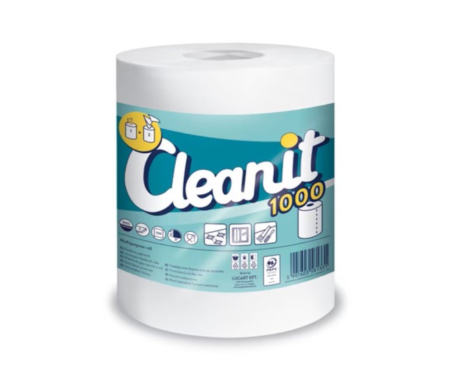 Rola prosop Cleanit 1000, 2 str, alba, 147 m/rola Rola prosop Cleanit 1000, 2 str, alba, 147 m/rola