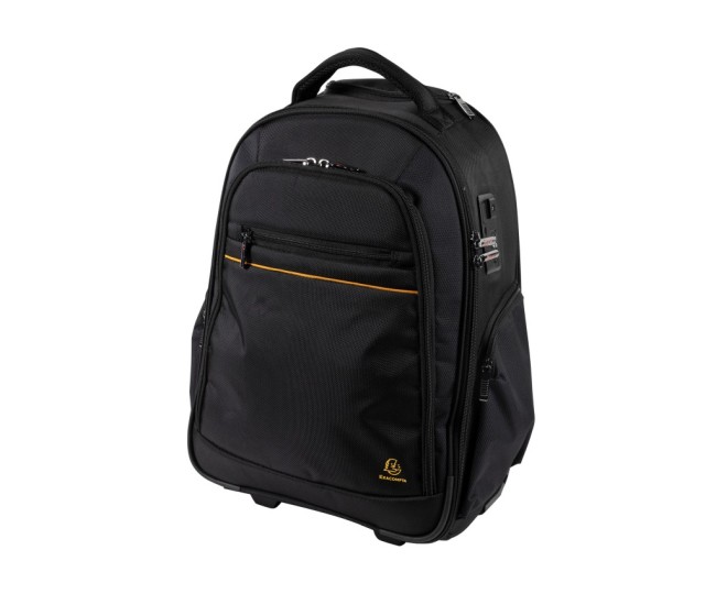 Rucsac laptop 15,6 Exactive Exabusiness cu roti si maner telescopic Exacompta 18634E, negru Rucsac laptop 15,6 Exactive Exabusiness cu roti si maner telescopic Exacompta 18634E, negru