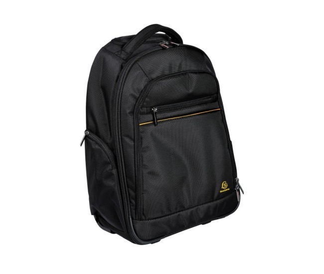 Rucsac laptop 15,6 Exactive Exabusiness cu roti si maner telescopic Exacompta 18634E, negru Rucsac laptop 15,6 Exactive Exabusiness cu roti si maner telescopic Exacompta 18634E, negru
