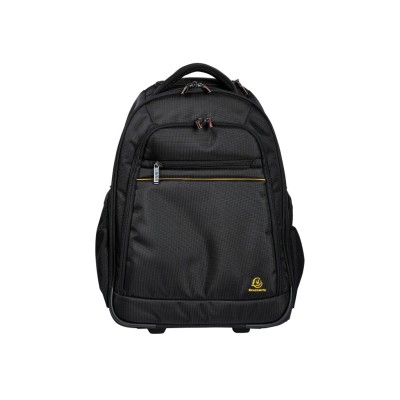 Rucsac laptop 15,6 Exactive Exabusiness cu roti si maner telescopic Exacompta 18634E, negru