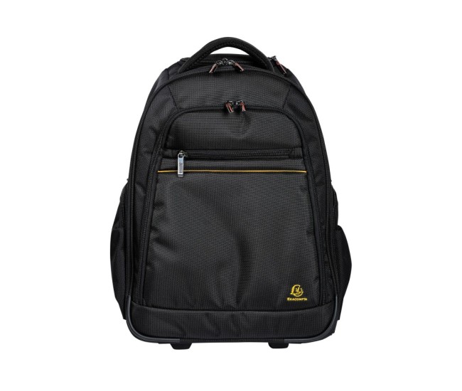 Rucsac laptop 15,6 Exactive Exabusiness cu roti si maner telescopic Exacompta 18634E, negru Rucsac laptop 15,6 Exactive Exabusiness cu roti si maner telescopic Exacompta 18634E, negru