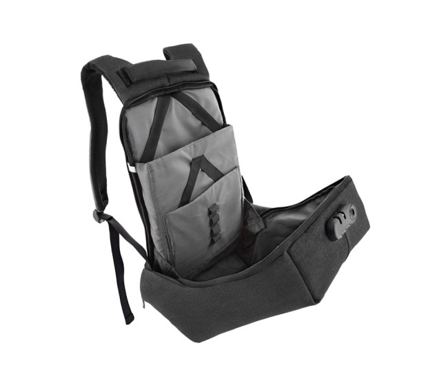 Rucsac laptop Tellur Antifurt V2, cu port USB, 15.6, negru
