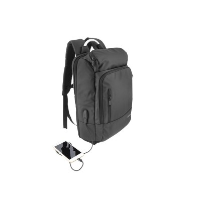 Rucsac laptop Tellur Business L, cu port USB, 17.3, negru